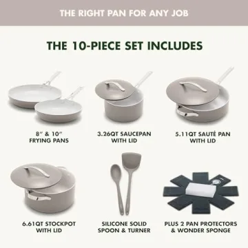 GreenPan Nova 10-Piece Nonstick Ceramic Cookware