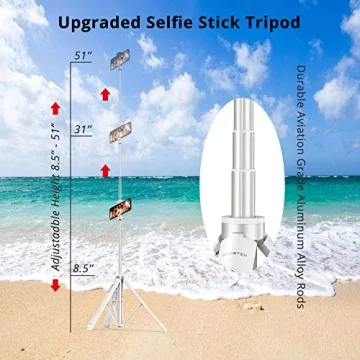 ATUMTEK 51" Selfie Stick Tripod for All Your Photos