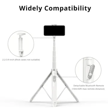 ATUMTEK 51" Selfie Stick Tripod for All Your Photos