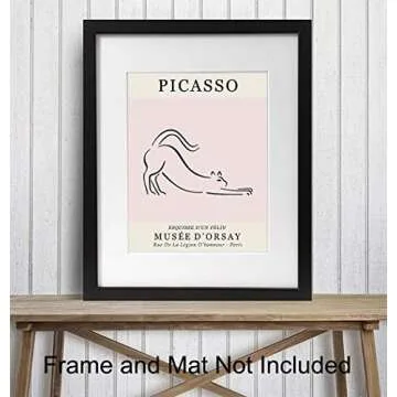 Pablo Picasso Cat Prints - Unique Wall Decor for All Ages