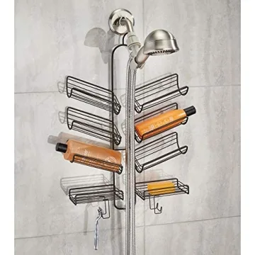 iDesign Verona Metal Hanging Shower Organizer: Stylish & Durable