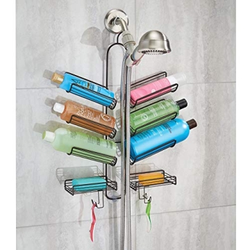 iDesign Verona Metal Hanging Shower Organizer: Stylish & Durable