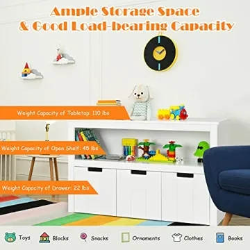 Costzon Toy Storage Organizer with Removable Drawers