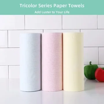 KitchLife Reusable Paper Towels - Eco-Friendly Kitchen Rolls