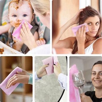 KitchLife Reusable Paper Towels - Eco-Friendly Kitchen Rolls