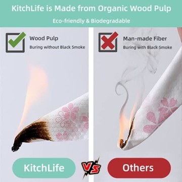 KitchLife Reusable Paper Towels - Eco-Friendly Kitchen Rolls