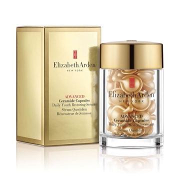 Elizabeth Arden Daily Ceramide Serum Capsules, Advanced Anti-Aging Essence for Youthful Radiance, 90...