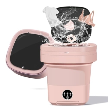 Portable Washing Machine, 11L Upgraded Large Capacity Foldable Mini Washer, Small Washing Machine fo...