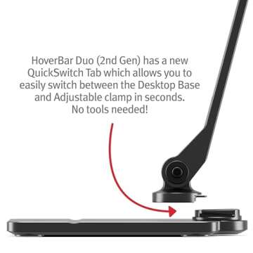 Twelve South HoverBar Duo iPad Stand - Versatile Adjustable Holder