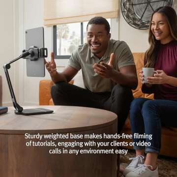 Twelve South HoverBar Duo iPad Stand - Versatile Adjustable Holder
