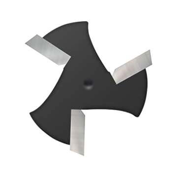 CNC Spoilboard Surfacing Router Bits, 1/4 inch Shank 1 inch Cutting Diameter, Slab Flattening Router Bit Planing Bit Wood Planing Bit Dado Planer Bit by BINSTAK (Carbide)