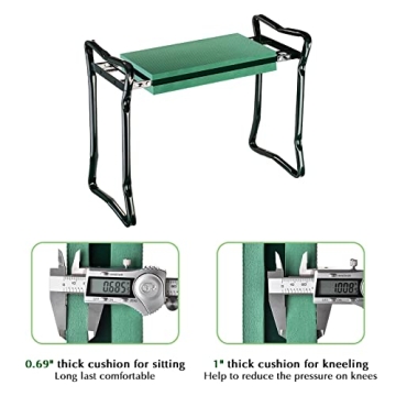 Sunix Garden Kneeler & Seat with Tool Pouch - Ideal Gift