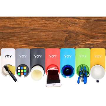 YOY Drink Cup Holder Clip - Table Desk Side Water Glass Beer Bottle Beverage Soda Coffee Mug Holder ...