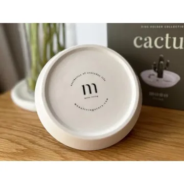 Ceramic Cactus Ring Holder for Jewelry and Decor