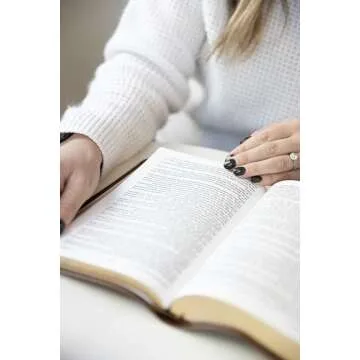 KJV Single-Column Wide-Margin Bible, Brown LeatherTouch, Red Letter, Pure Cambridge Text, Wide Margins, Full-Color Maps, Easy-to-Read Bible MCM Type