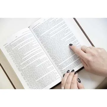 KJV Single-Column Wide-Margin Bible, Brown LeatherTouch, Red Letter, Pure Cambridge Text, Wide Margins, Full-Color Maps, Easy-to-Read Bible MCM Type