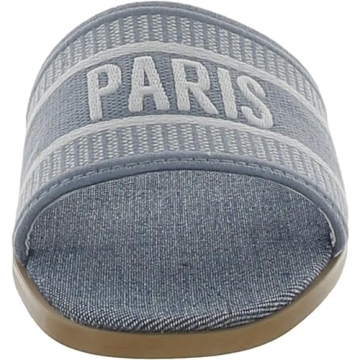 Steve Madden Women's Knox Sandal Denim Multi Stylish Comfort