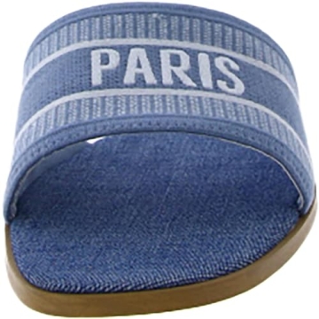 Steve Madden Women's Knox Sandal Denim Multi Stylish Comfort