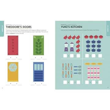 Addition and Subtraction Kindergarten Math Workbook: 100 Fun Activities to Build Core Math Skills with Focused Practice (Kindergarten Math Workbooks)