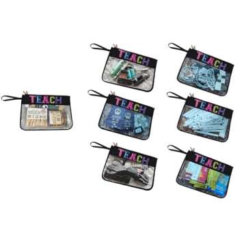 HYOOG Clear Makeup Letter Bag for Teacher Gifts