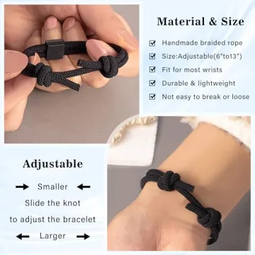 TAGOMEI Christian Cross Bracelet for Boys - Unique Gifts