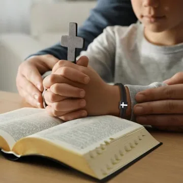 TAGOMEI Christian Cross Bracelet for Boys - Unique Gifts
