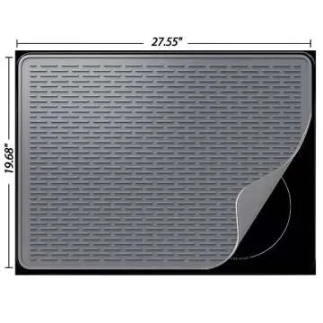 Stove Top Cover for Electric Stove - Silicone Stove Mat for Glass Top Stove, Glass Cooktop Protector...