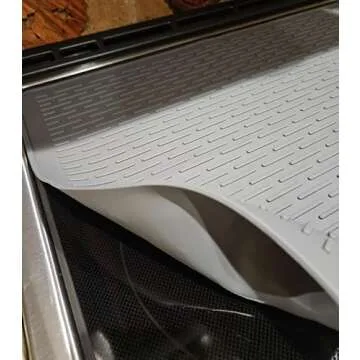 Stove Top Cover for Electric Stove - Silicone Stove Mat for Glass Top Stove, Glass Cooktop Protector, XL Dish Drying Mats For Kitchen, Range Covers for Electric Stove (Gray, 28 x 20)