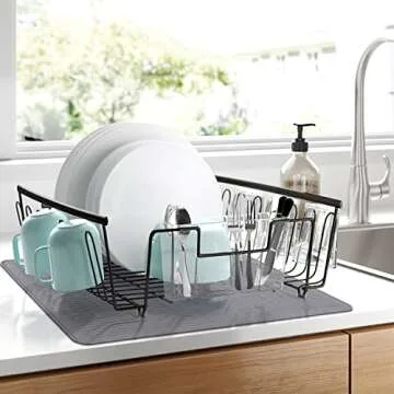 Stove Top Cover for Electric Stove - Silicone Stove Mat for Glass Top Stove, Glass Cooktop Protector, XL Dish Drying Mats For Kitchen, Range Covers for Electric Stove (Gray, 28 x 20)