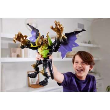 Masters of the Universe and He-Man Action Figure, Cosmic Terror Skeletor, Highly Posable MOTU Villai...