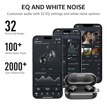 TOZO T10 Wireless Earbuds with Deep Bass and EQs