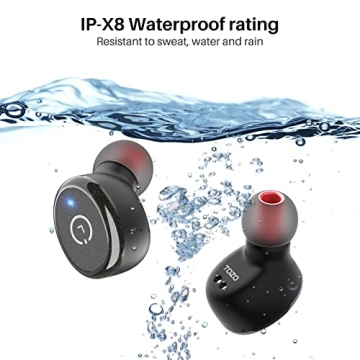 TOZO T10 Wireless Earbuds with Deep Bass and EQs