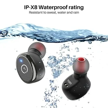 TOZO T10 Wireless Earbuds with Deep Bass and EQs