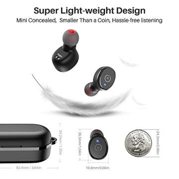 TOZO T10 Wireless Earbuds with Deep Bass and EQs