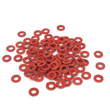 uxcell® Fiber Insulating Washers 3mmx6mm for Electronics Repair - 100pcs