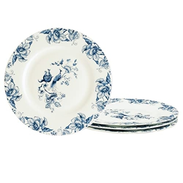 Elegant Bone China Dessert Plates Set of 4 for All Occasions