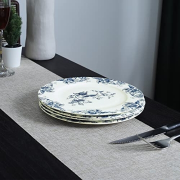 Elegant Bone China Dessert Plates Set of 4 for All Occasions