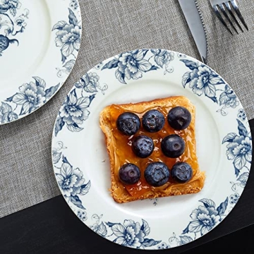 Elegant Bone China Dessert Plates Set of 4 for All Occasions