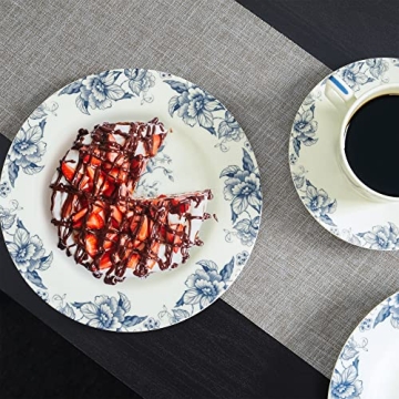 Elegant Bone China Dessert Plates Set of 4 for All Occasions