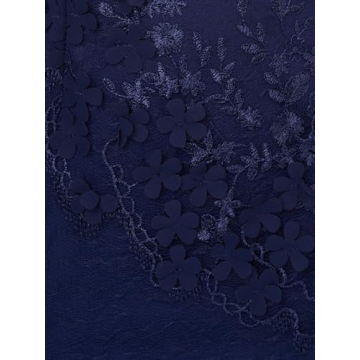 Adrianna Papell Lightweight Floral Ruffle Gown for Elegance