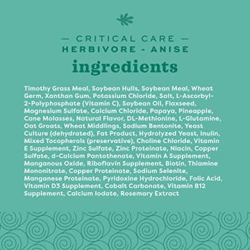 Oxbow Critical Care Herbivore - Premium Small Animal Nutrition