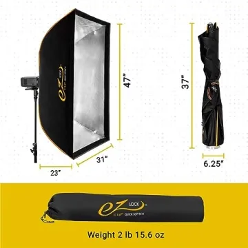 Glow 31x47 EZ Lock Softbox with Diffusers for Photography