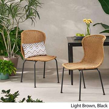 Stylish Christopher Knight Home Dinah Dining Chairs Set of 2