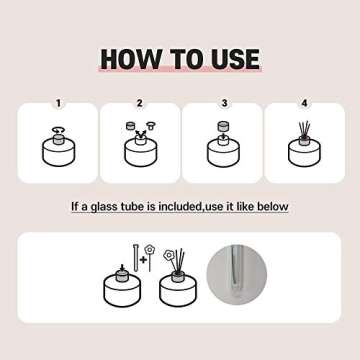 COCODOR Rose Flower Reed Diffuser/Refreshing Air/6.7oz(200ml)/1 Pack/Reed Diffuser, Reed Diffuser Set, Oil Diffuser & Reed Diffuser Sticks, Home Decor & Office Decor, Fragrance and Gifts