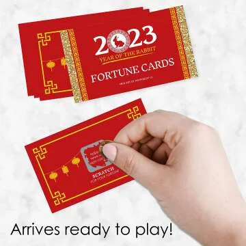 Chinese New Year 2023 Scratch Off Fortune Cards