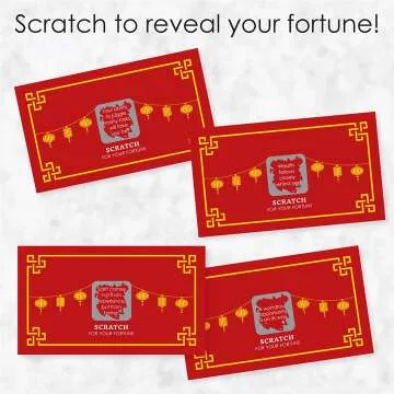 Chinese New Year 2023 Scratch Off Fortune Cards