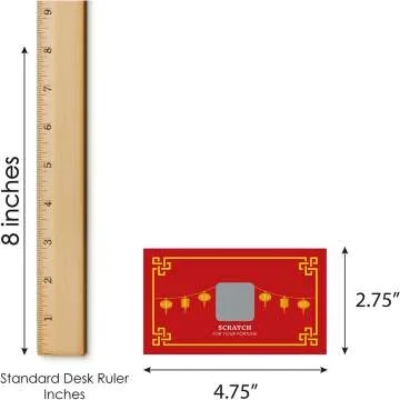 Chinese New Year 2023 Scratch Off Fortune Cards