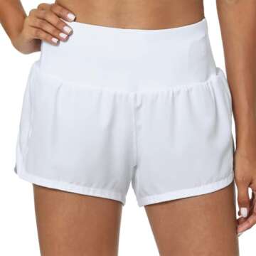 GYM RAINBOW Women's High Waisted Athletic Shorts | Quick-Dry Comfort & Style for Summer