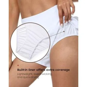 GYM RAINBOW Women's High Waisted Athletic Shorts