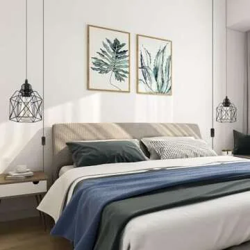 KENMI Modern Kitchen Island Lights Fixtures Ceiling Hanging Dining Room Living Room,Farmhouse Pendan...